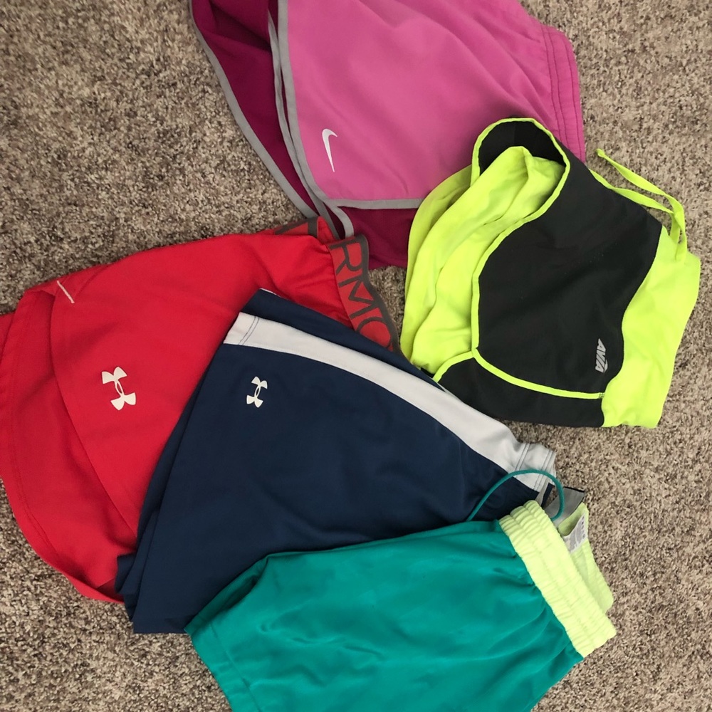 Running shorts.